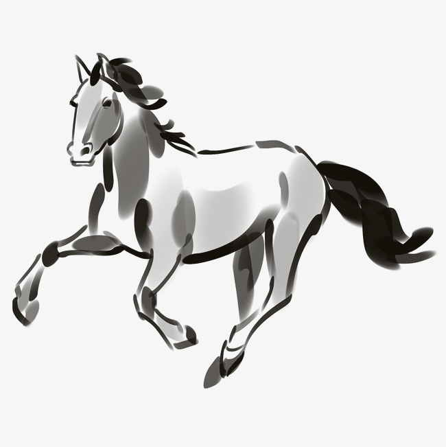 Running Horse Drawing | Free download on ClipArtMag