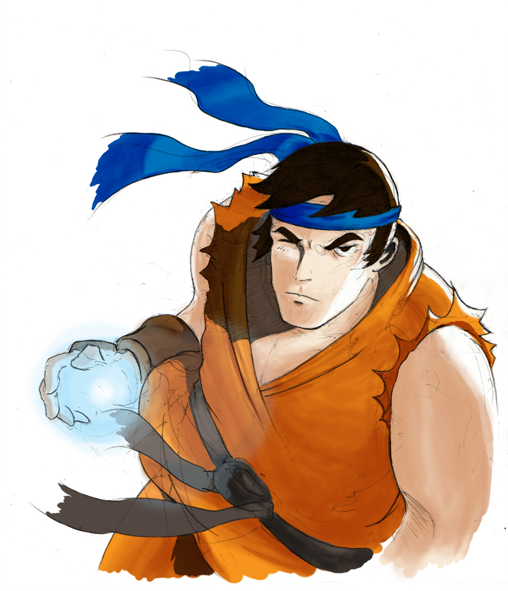 Ryu Drawing | Free download on ClipArtMag