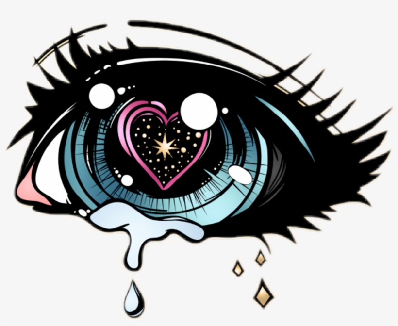 Sad Eyes With Tears Drawing | Free download on ClipArtMag