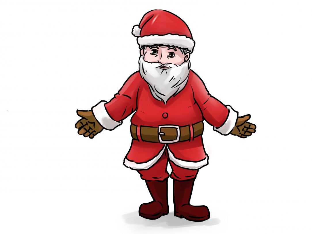 Santa Claus Drawing Easy Free download on ClipArtMag