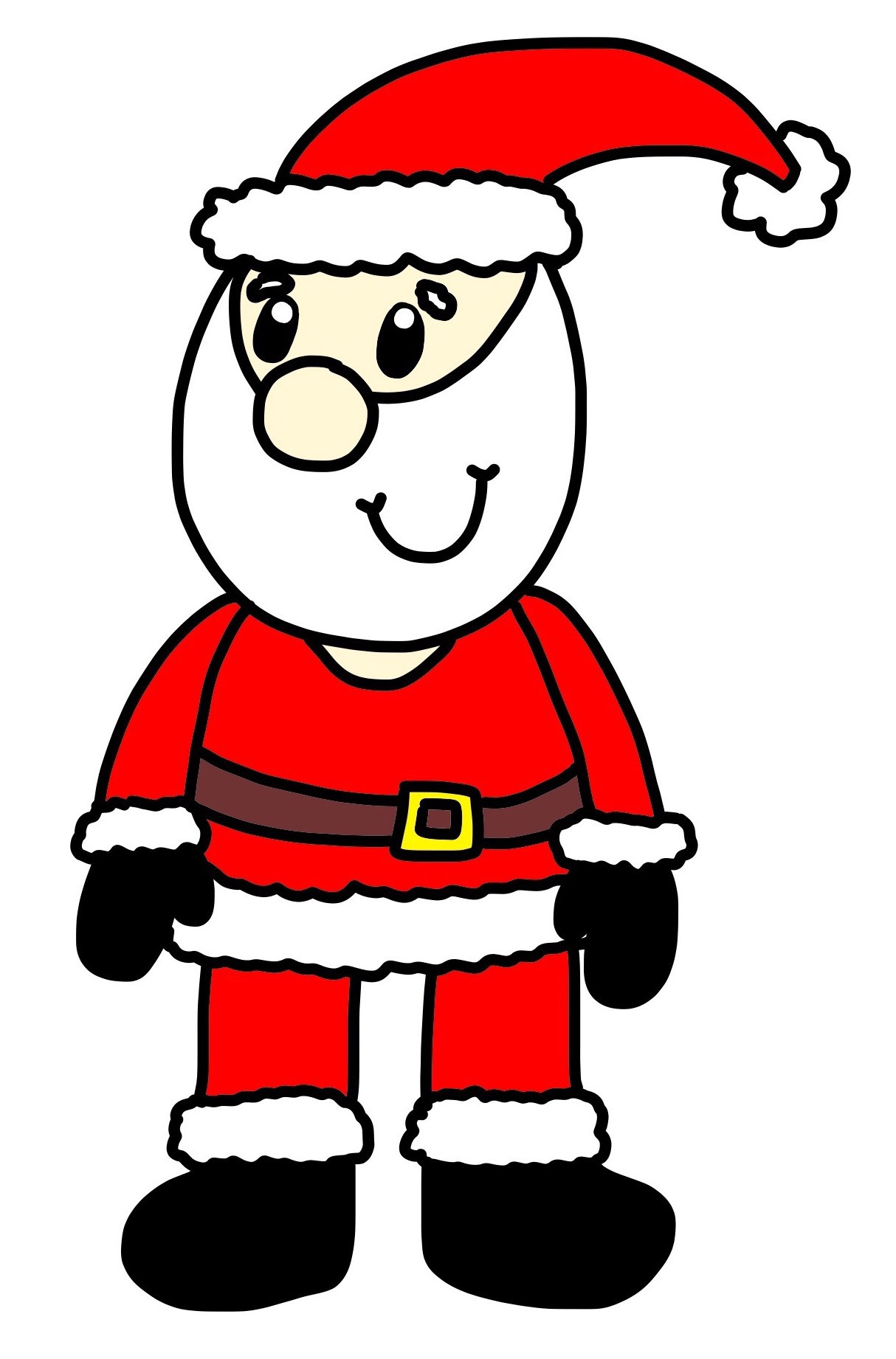 Santa Claus Easy Drawing Free download on ClipArtMag
