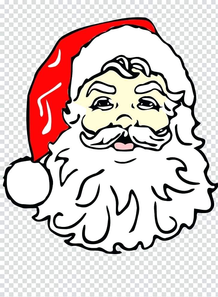 Santa Face Drawing Free download on ClipArtMag