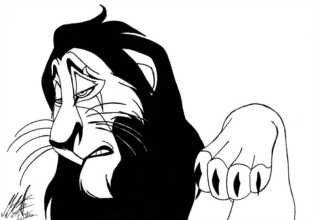 Scar Lion King Drawing | Free download on ClipArtMag