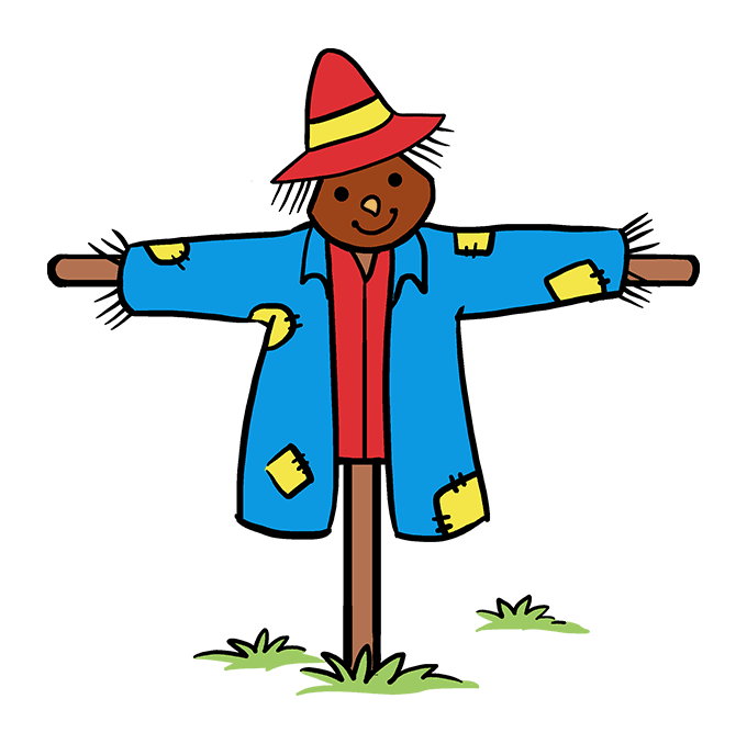 Scarecrow Drawing | Free download on ClipArtMag