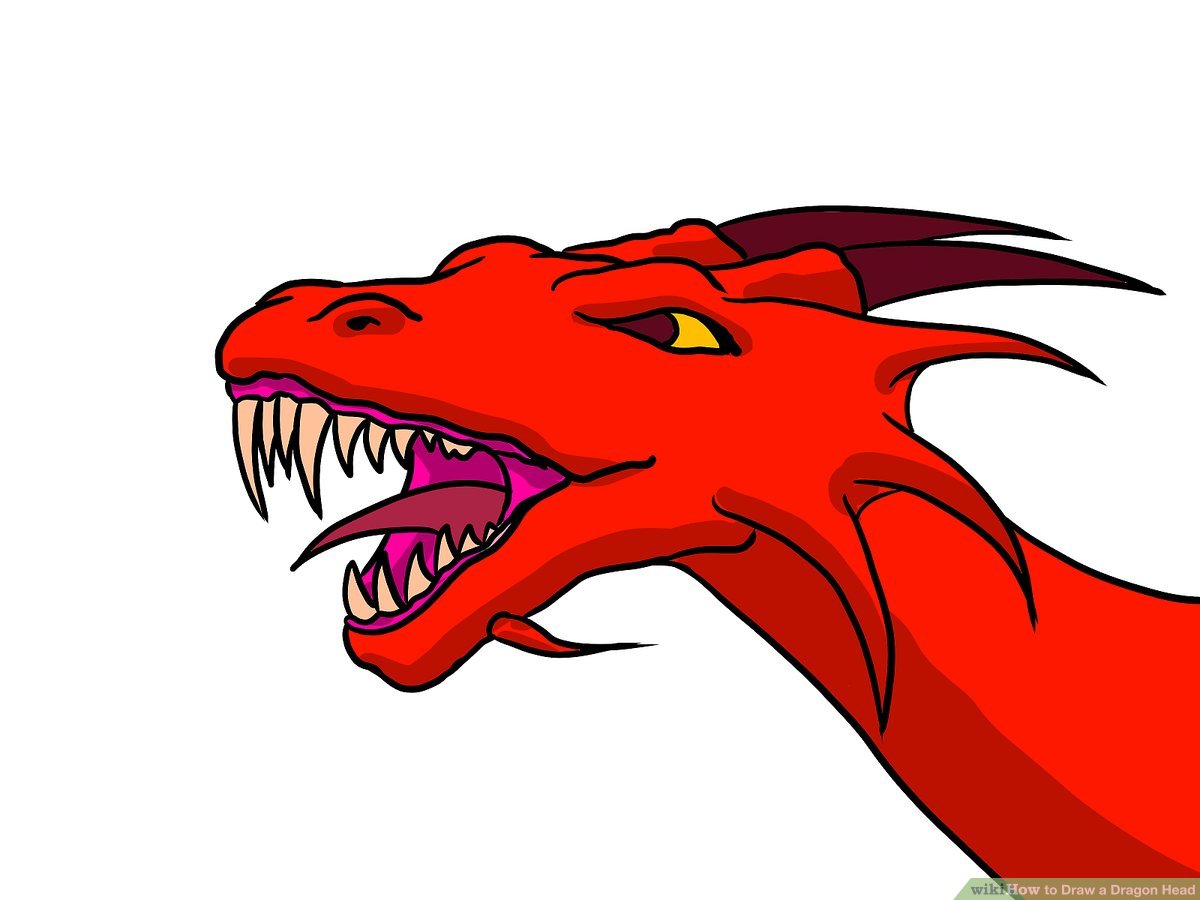 Scary Dragon Drawing | Free download on ClipArtMag