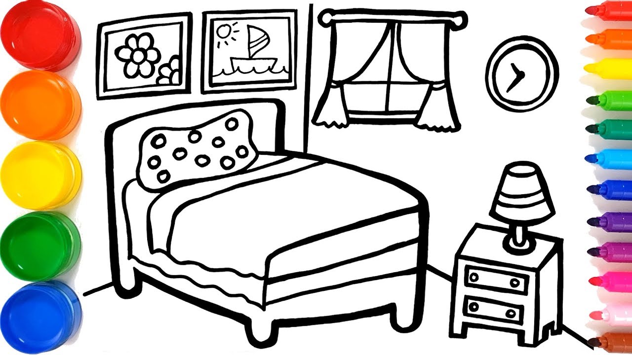 783 Unicorn Kids Bedroom Coloring Pages for Adult