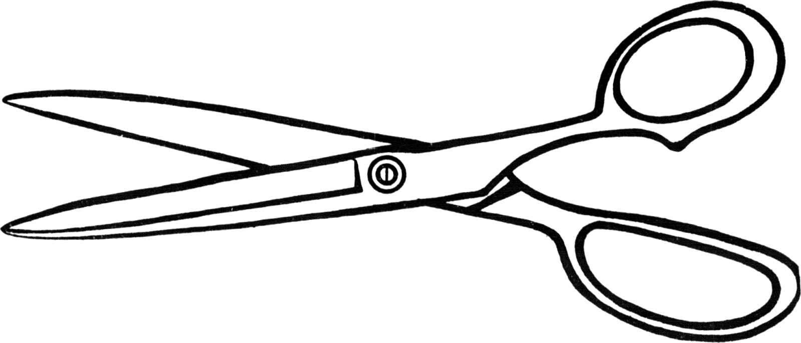 Scissors And Comb Drawing Free download on ClipArtMag