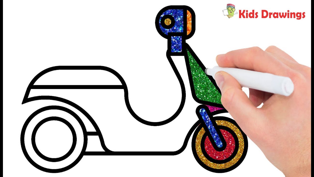 Scooter Drawing | Free download on ClipArtMag