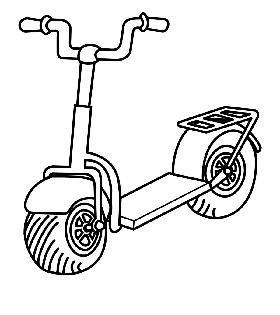 Scooter Drawing | Free download on ClipArtMag