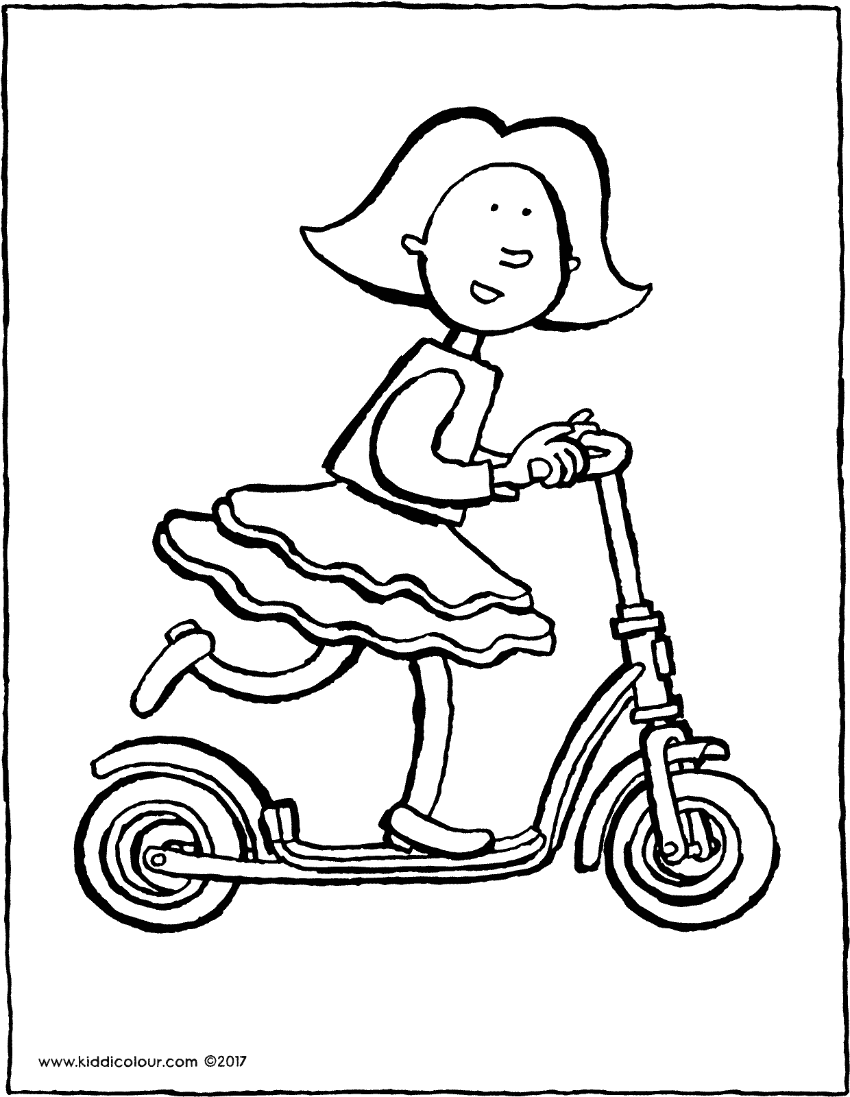 Scooter Drawing | Free download on ClipArtMag