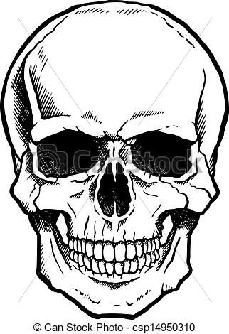 Screaming Skull Drawing | Free download on ClipArtMag