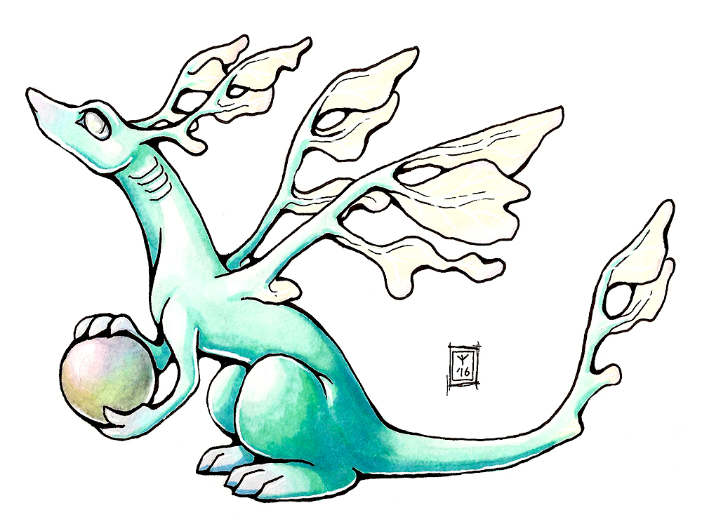 Sea Dragon Drawing | Free download on ClipArtMag