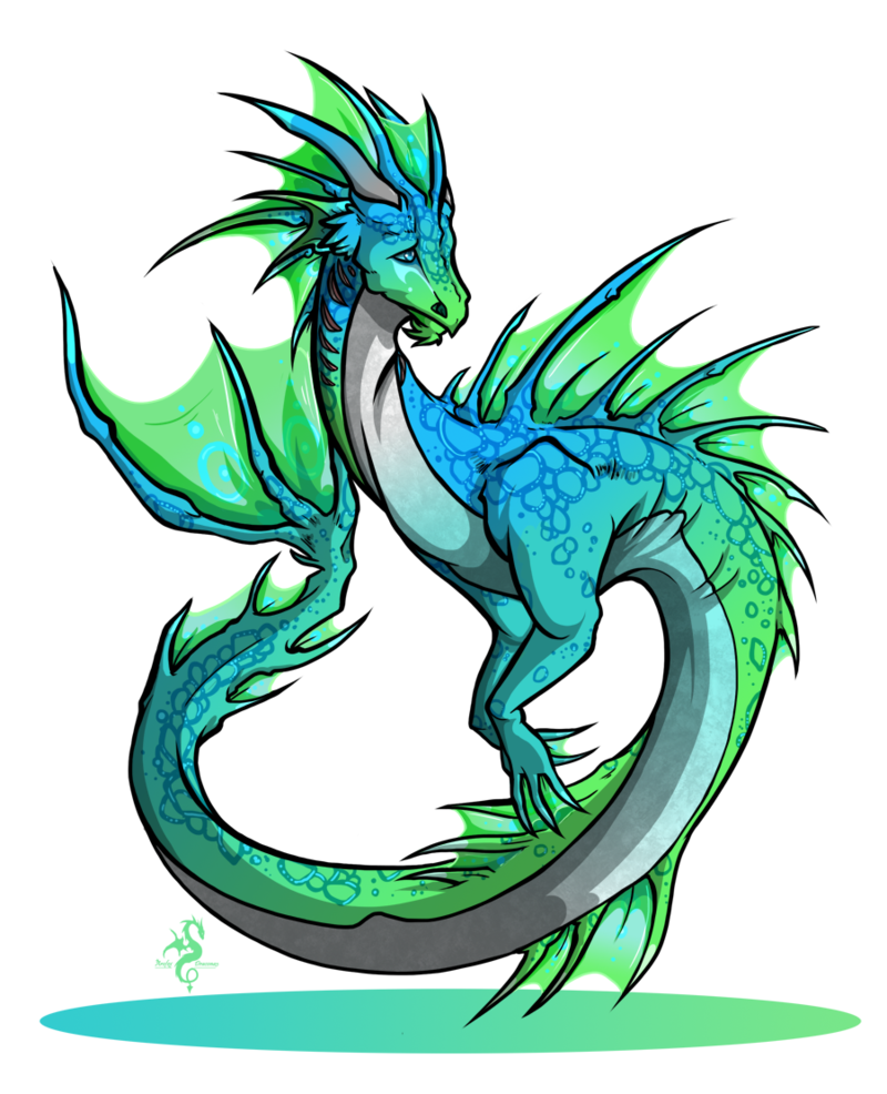 Sea Dragon Drawing | Free download on ClipArtMag