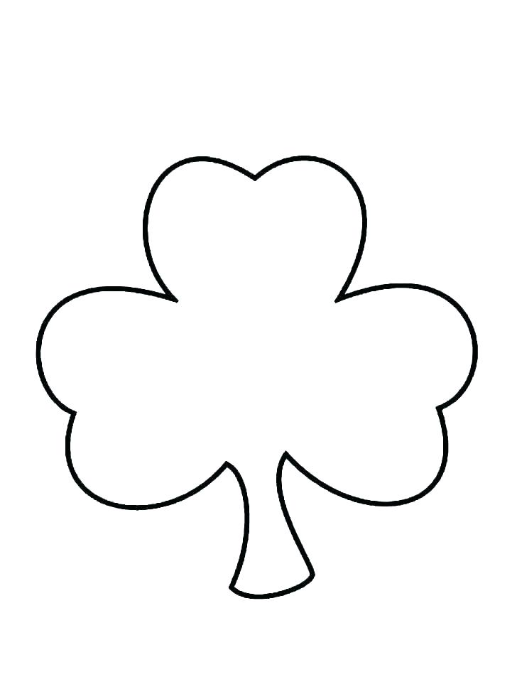 Shamrock Line Drawing Free download on ClipArtMag