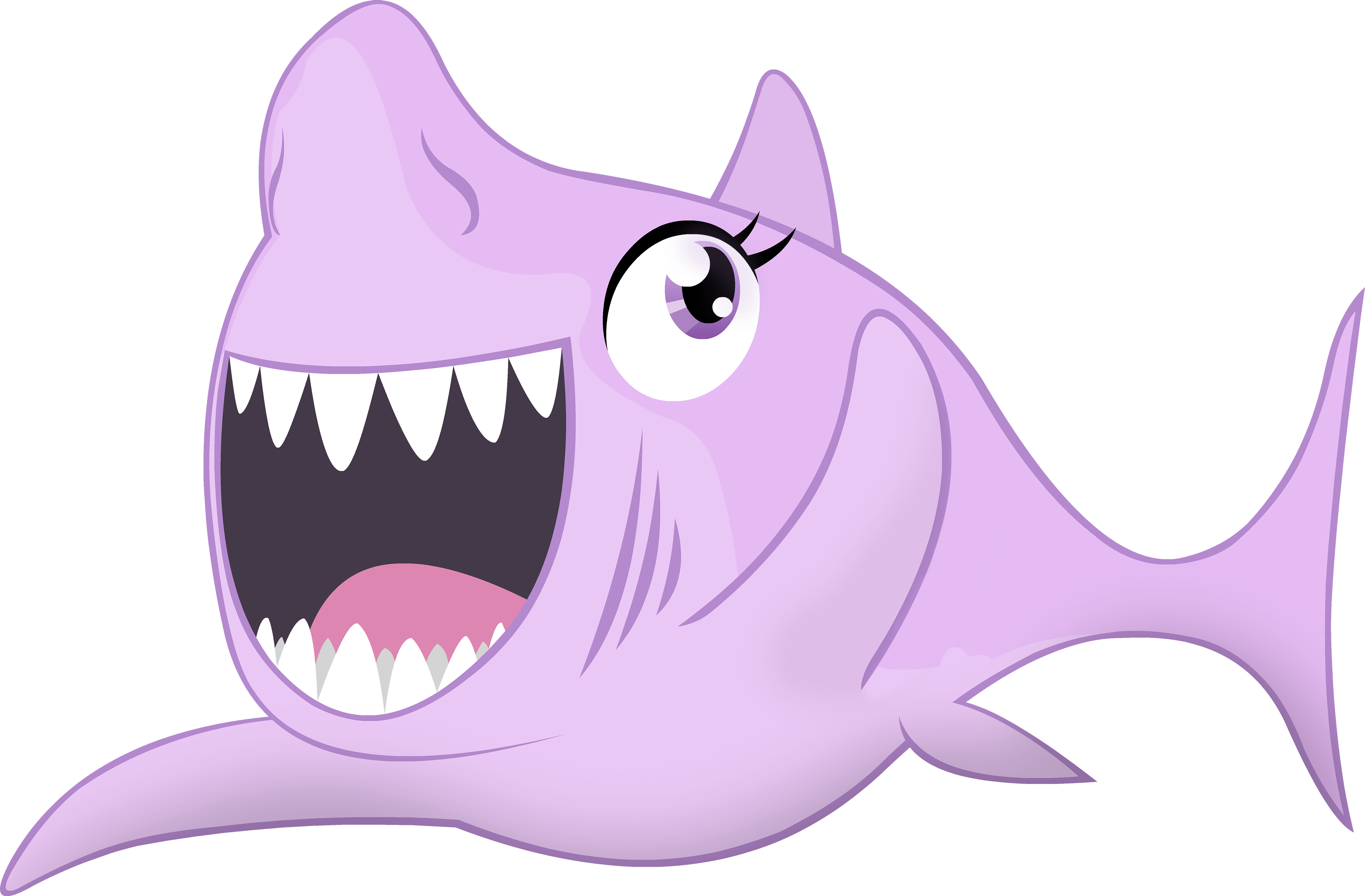 Shark With Mouth Open Drawing | Free download on ClipArtMag