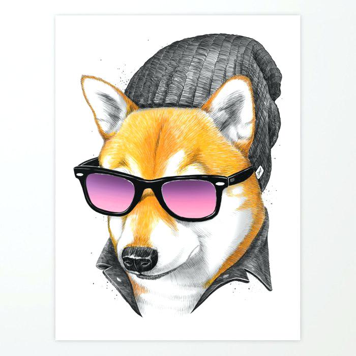 Shiba Inu Drawing | Free download on ClipArtMag