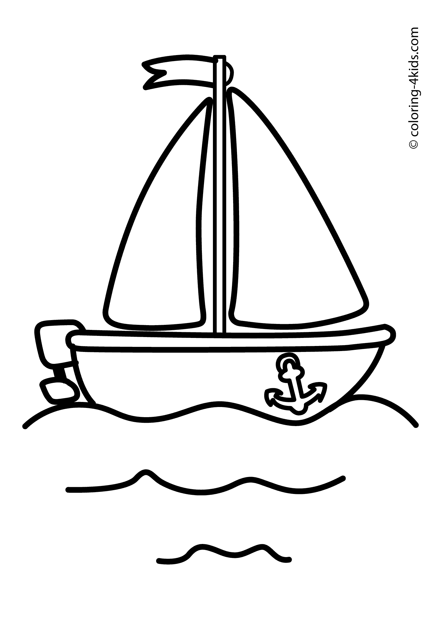 Simple Ship Drawing | Free download on ClipArtMag
