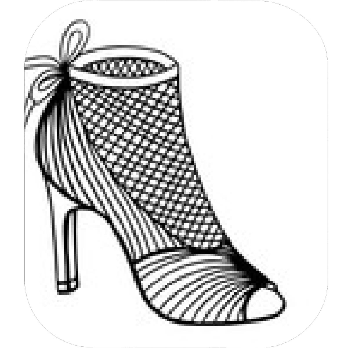 High Heel Drawing Template Free Download Best High Heel