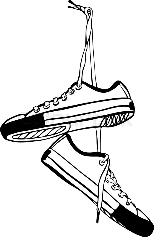 Shoe Outline Drawing | Free download on ClipArtMag