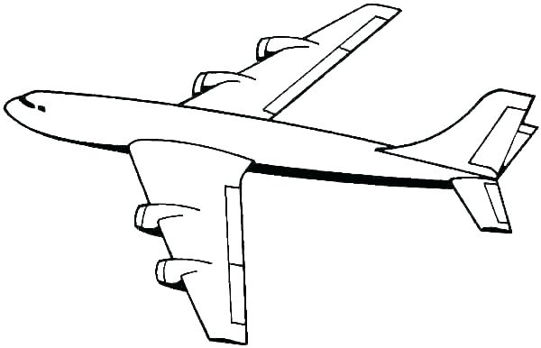 Simple Airplane Drawing | Free download on ClipArtMag