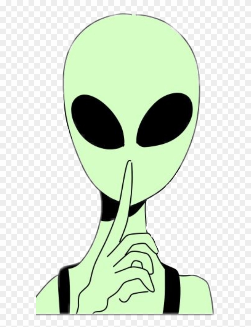 Simple Alien Drawing Free download on ClipArtMag