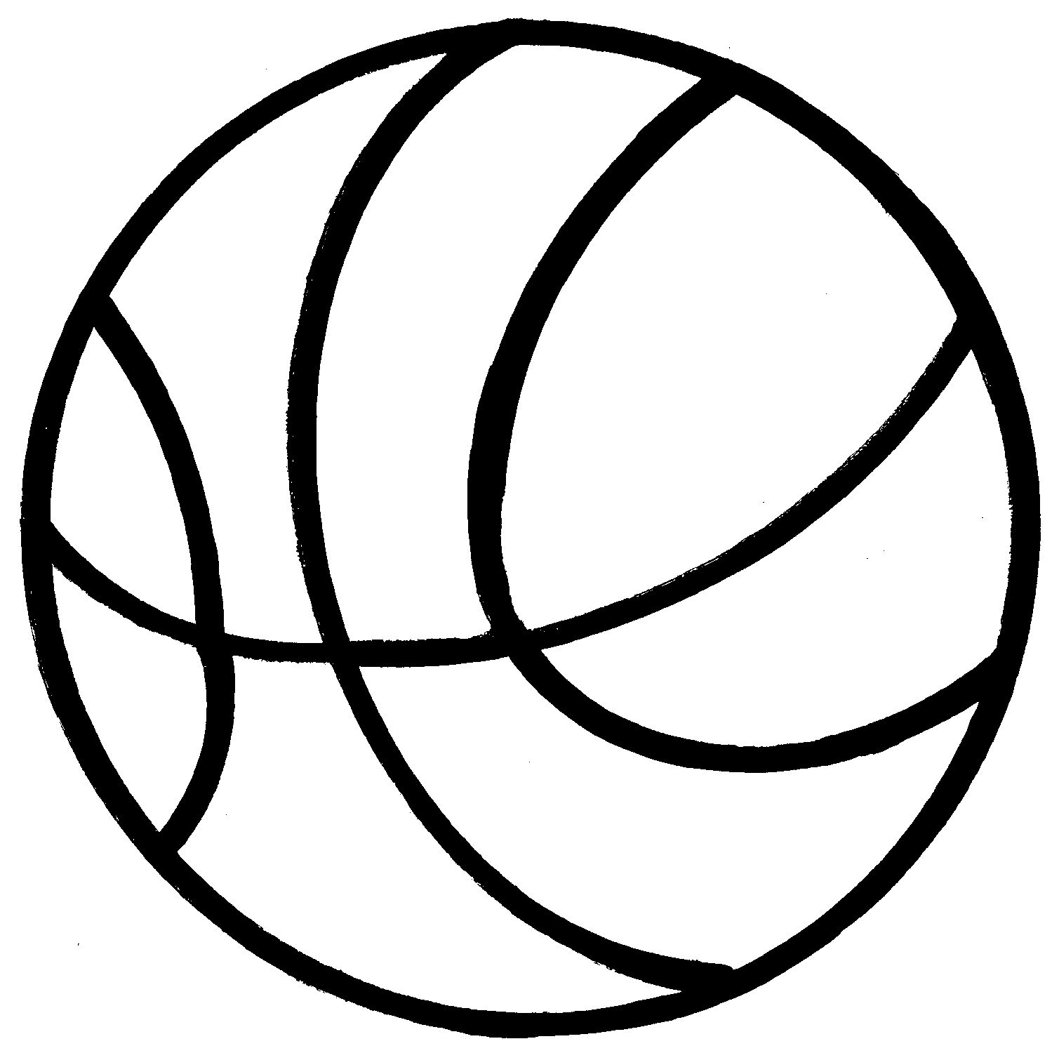 Simple Basketball Drawing Free download on ClipArtMag