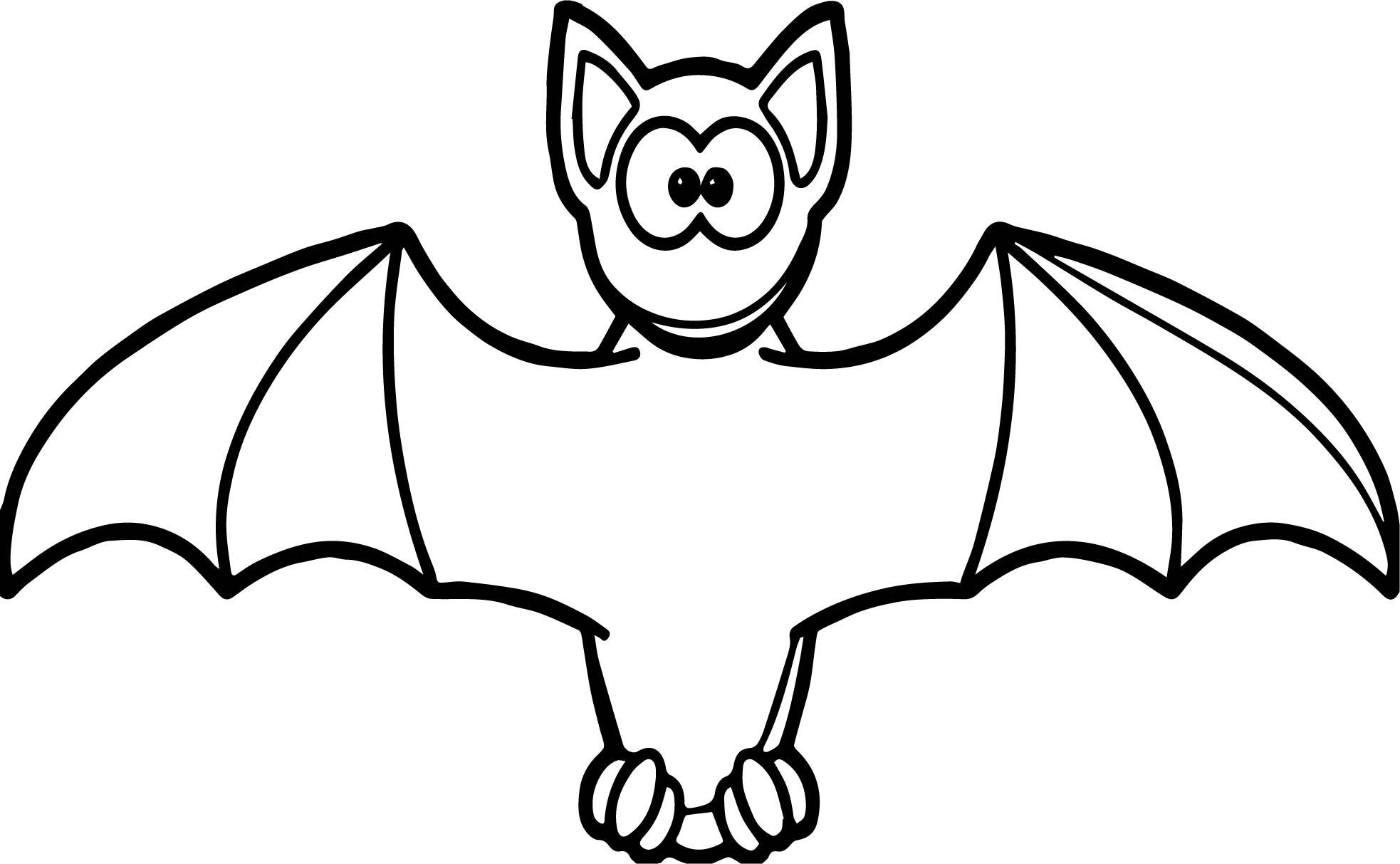 Simple Bat Drawing | Free download on ClipArtMag