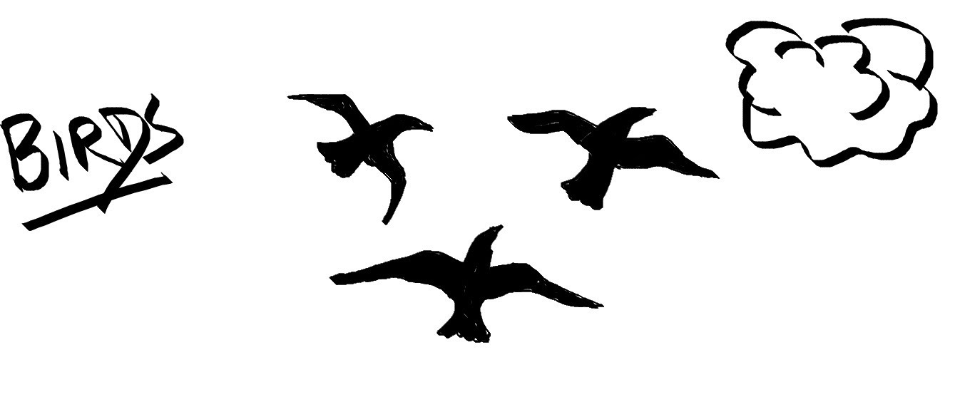 Simple Bird Line Drawing | Free download on ClipArtMag