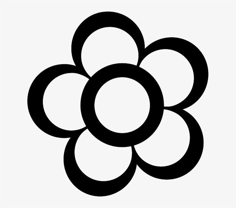 35+ Latest Black And White Flower Drawing Simple | The Teddy Theory