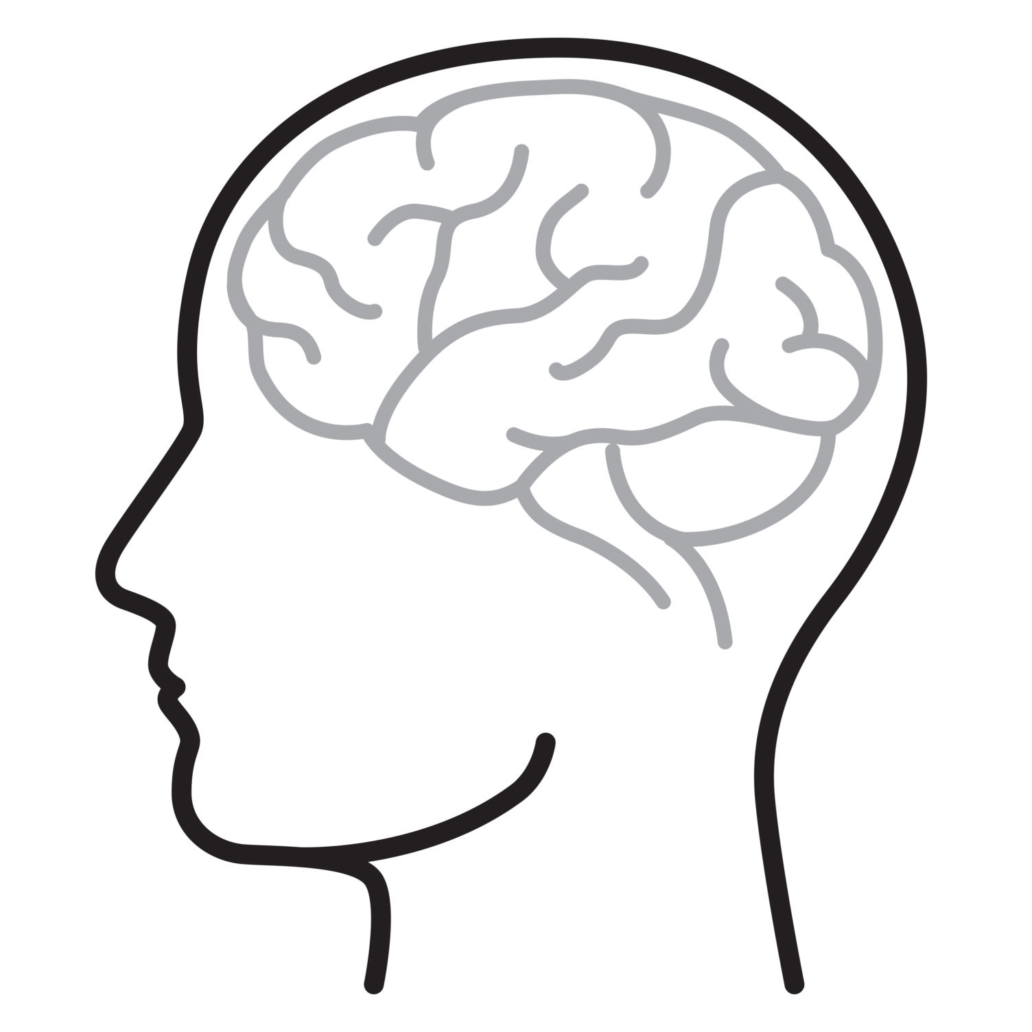 Simple Brain Drawing | Free download on ClipArtMag