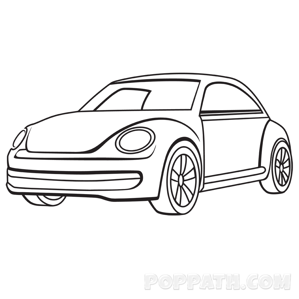 Simple Car Drawing Free download on ClipArtMag