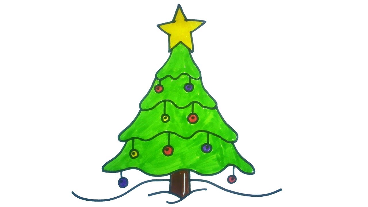 Simple Christmas Drawings Free download on ClipArtMag