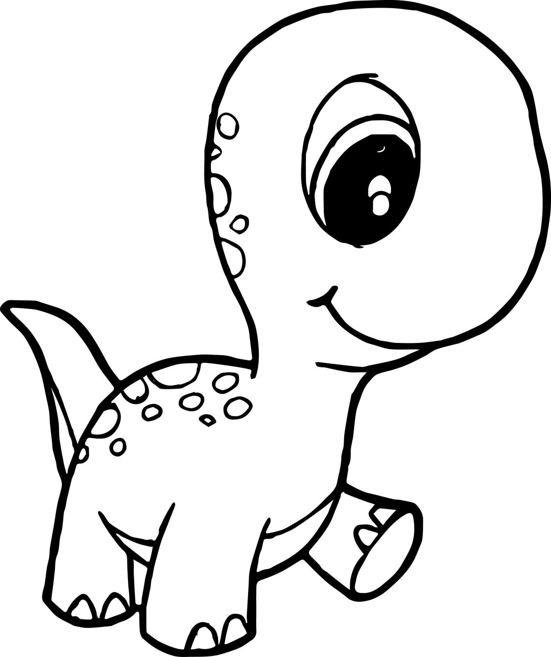 Simple Dinosaur Drawing | Free download on ClipArtMag