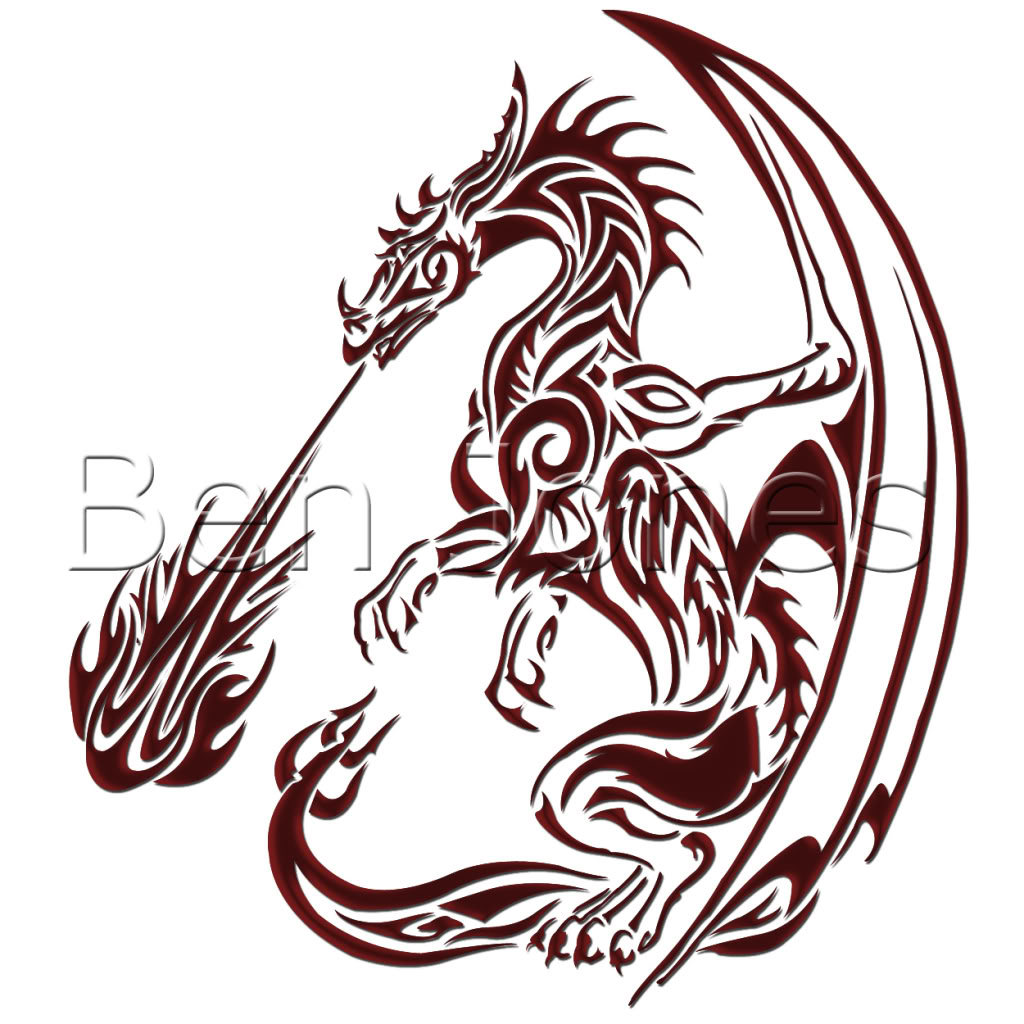 Simple Fire Breathing Dragon Drawing | Free download on ClipArtMag