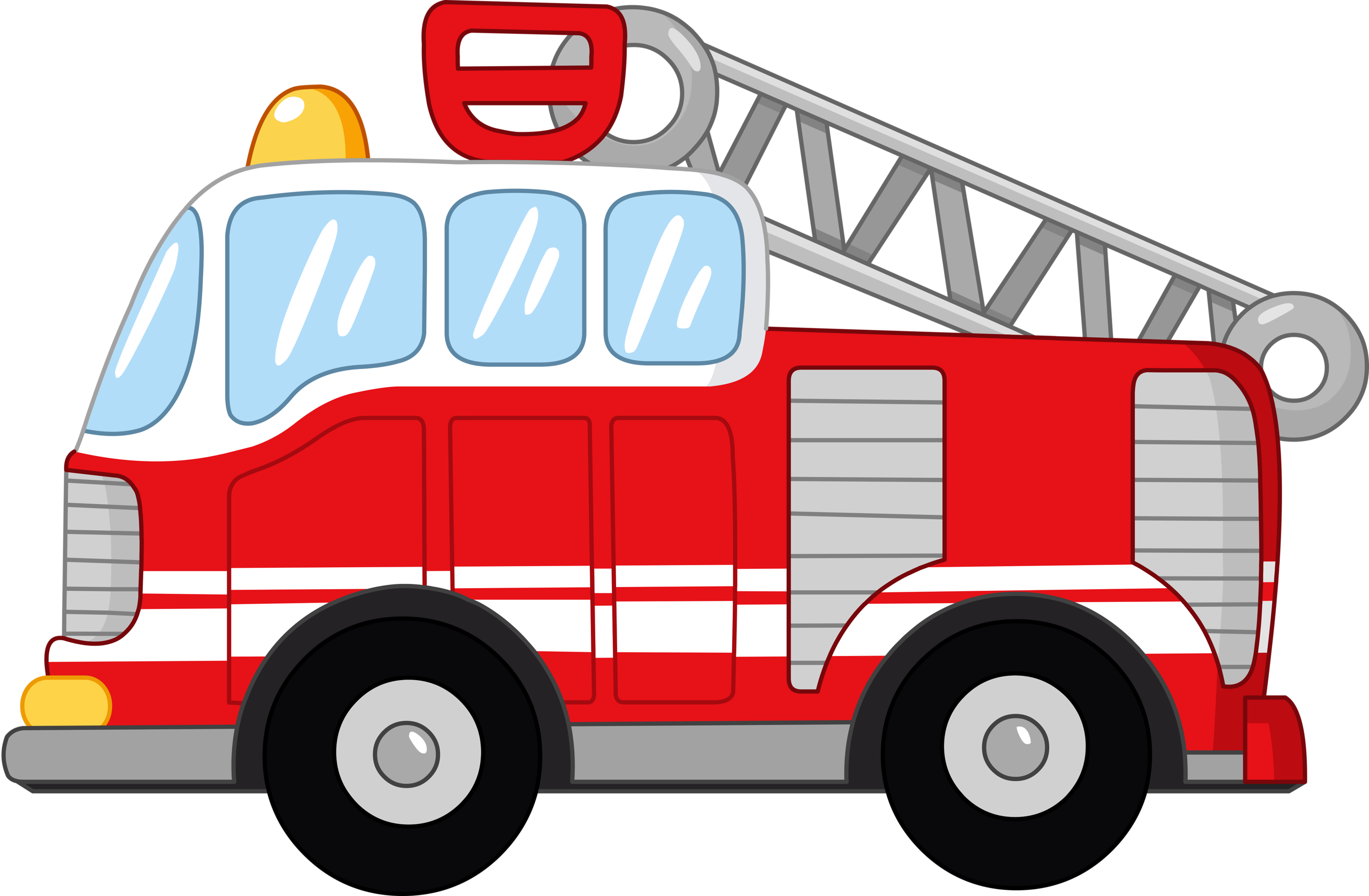 Simple Fire Truck Drawing | Free download on ClipArtMag