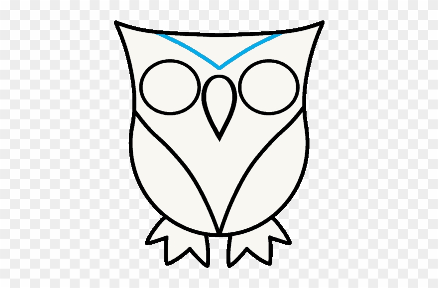Simple Flying Owl Drawing | Free download on ClipArtMag