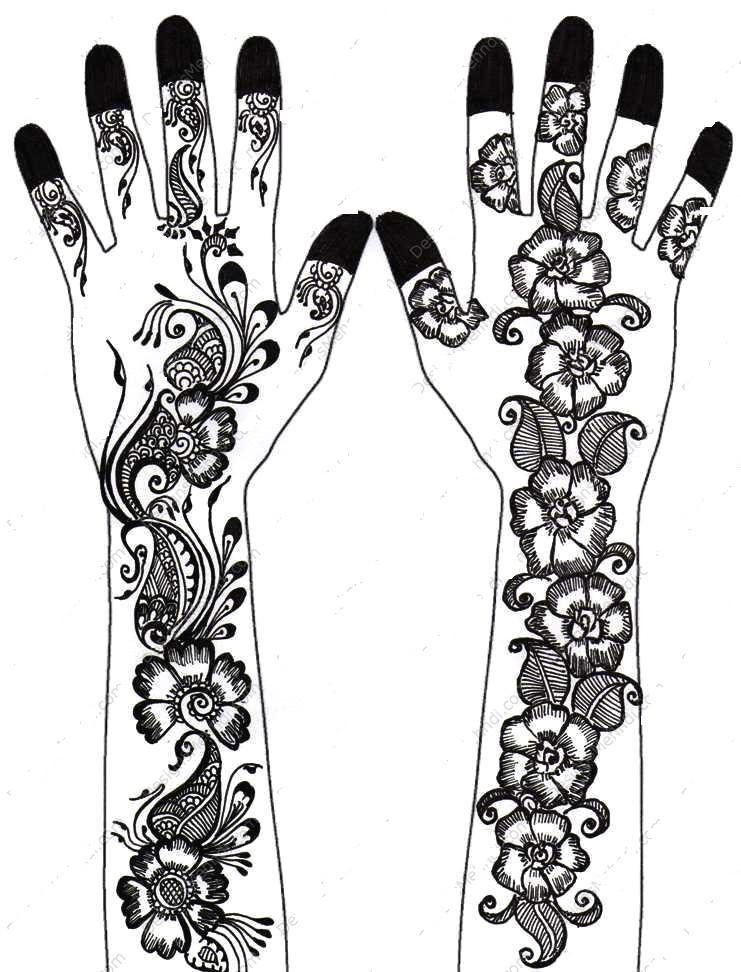 Simple Henna Drawings Free download on ClipArtMag