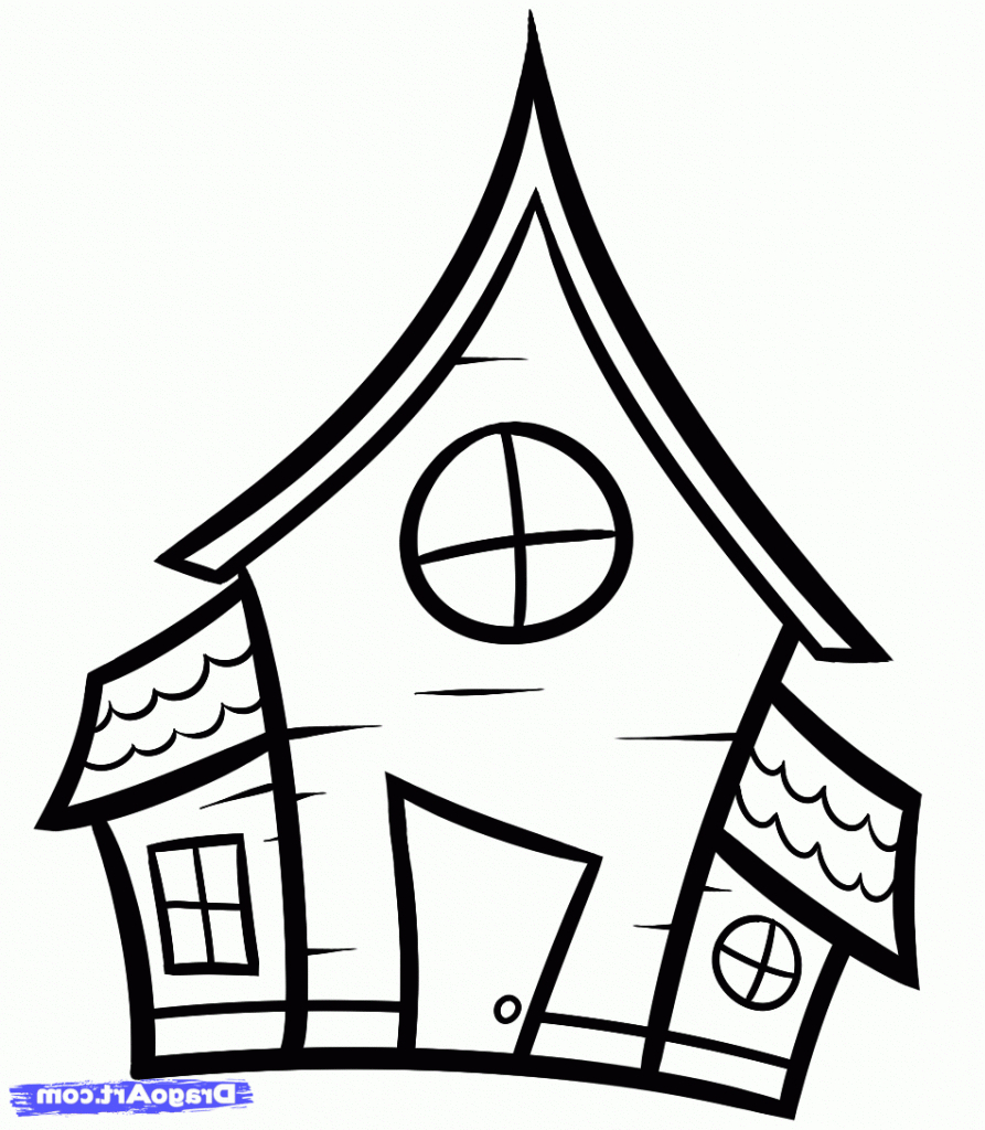 Simple House Drawing | Free download on ClipArtMag