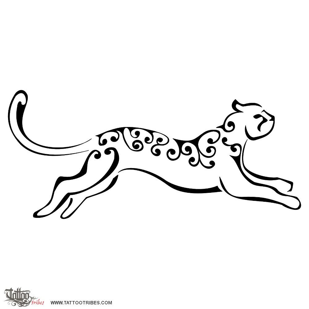 Simple Leopard Drawing | Free download on ClipArtMag