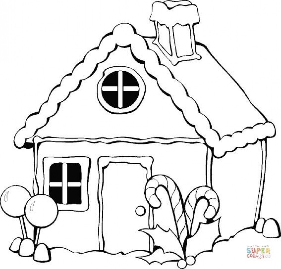 Simple Line Drawing Of A House | Free download on ClipArtMag