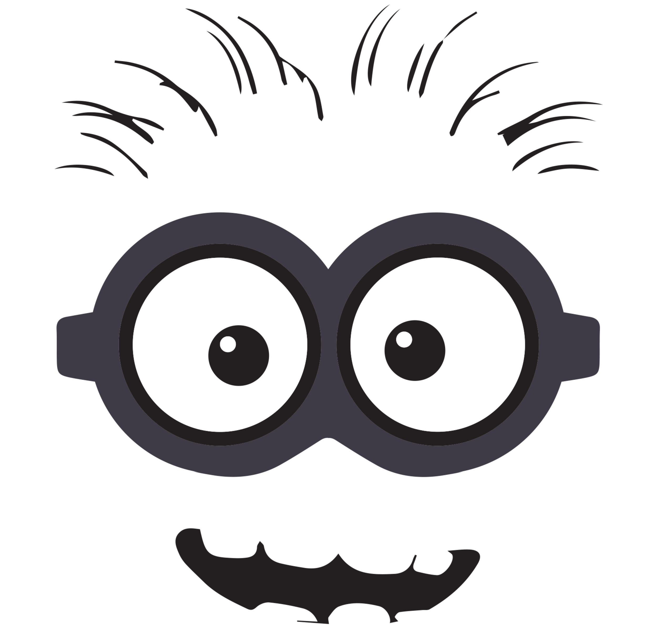 Simple Minion Drawing Free download on ClipArtMag