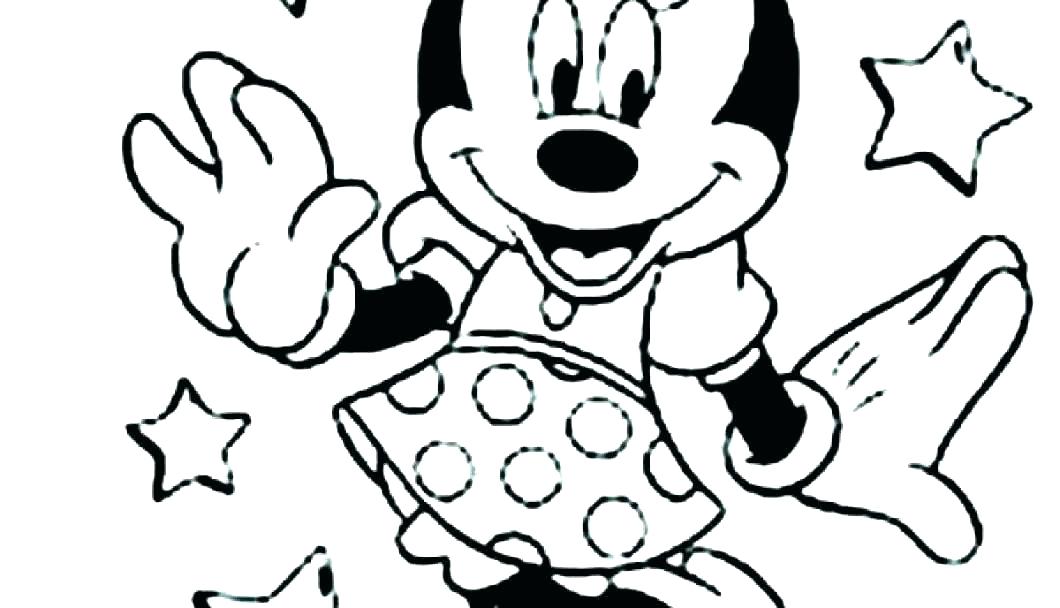 Simple Minnie Mouse Drawing | Free download on ClipArtMag