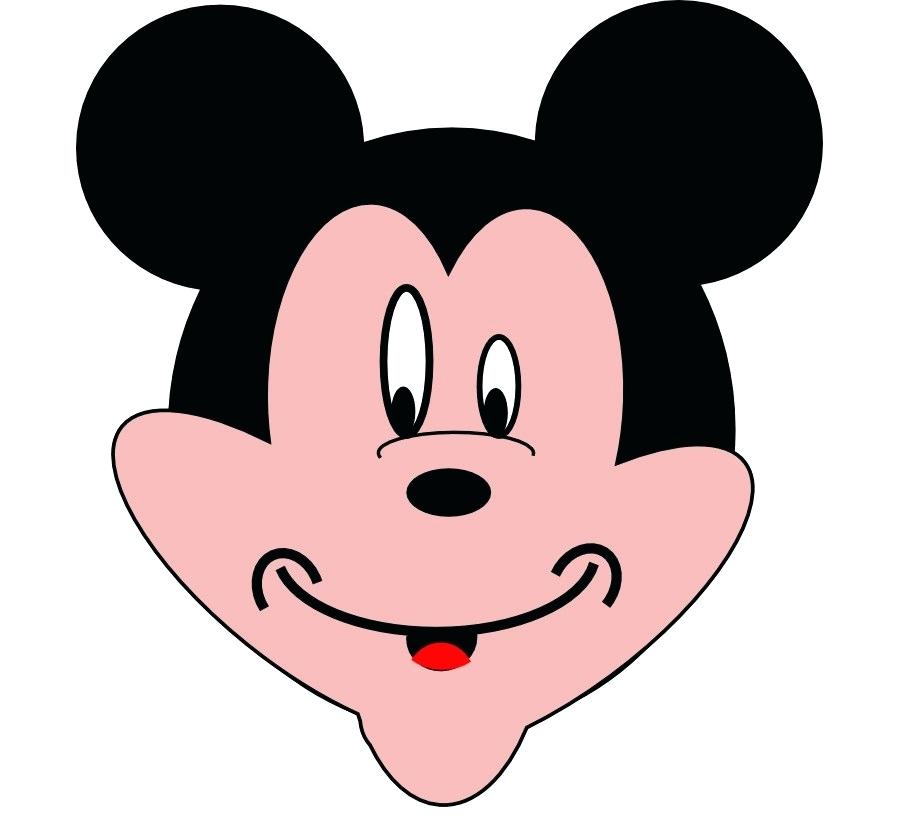 Simple Minnie Mouse Drawing 