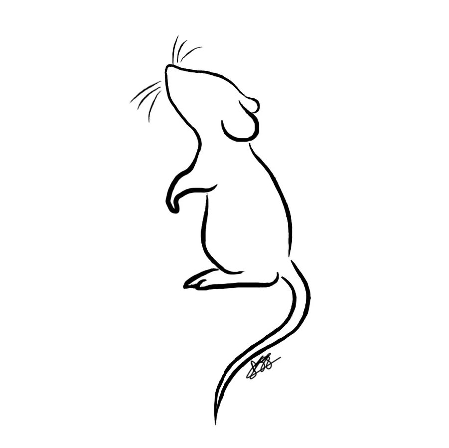 Simple Mouse Drawing Free download on ClipArtMag