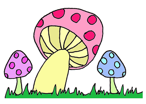 Simple Mushroom Drawing | Free download on ClipArtMag