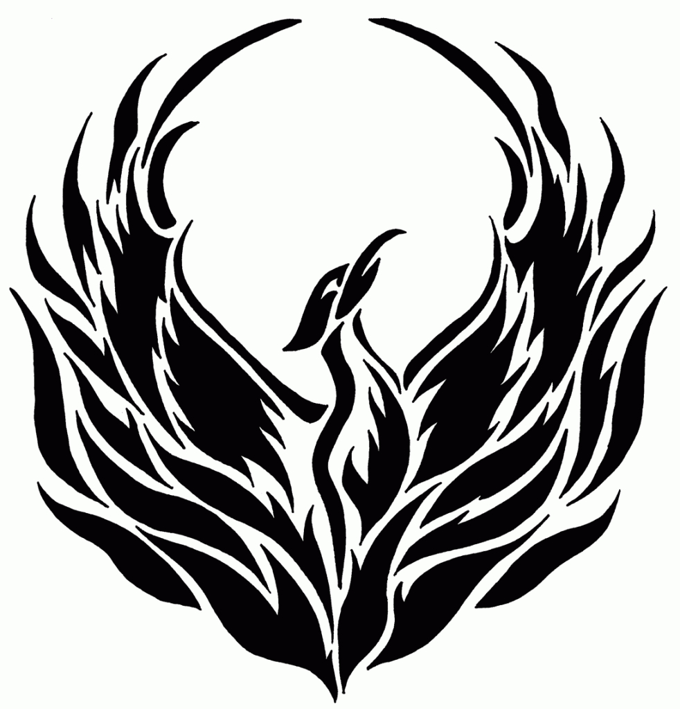 Simple Phoenix Drawing | Free download on ClipArtMag