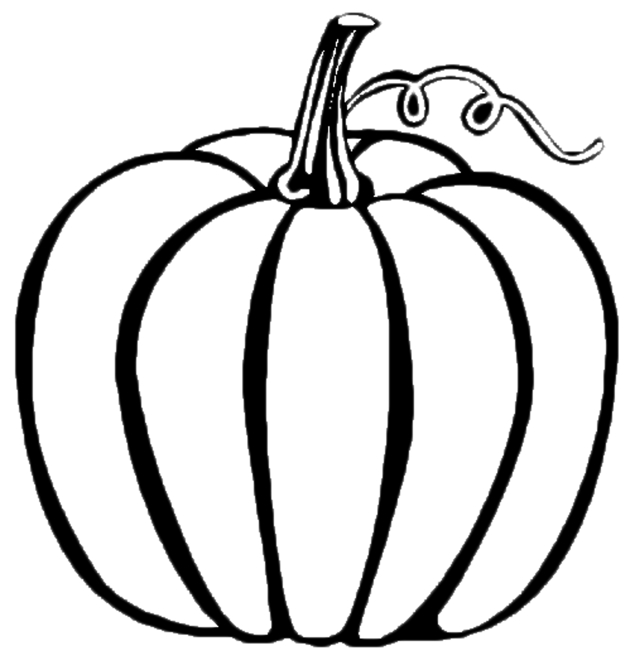 Simple Pumpkin Drawing Free download on ClipArtMag