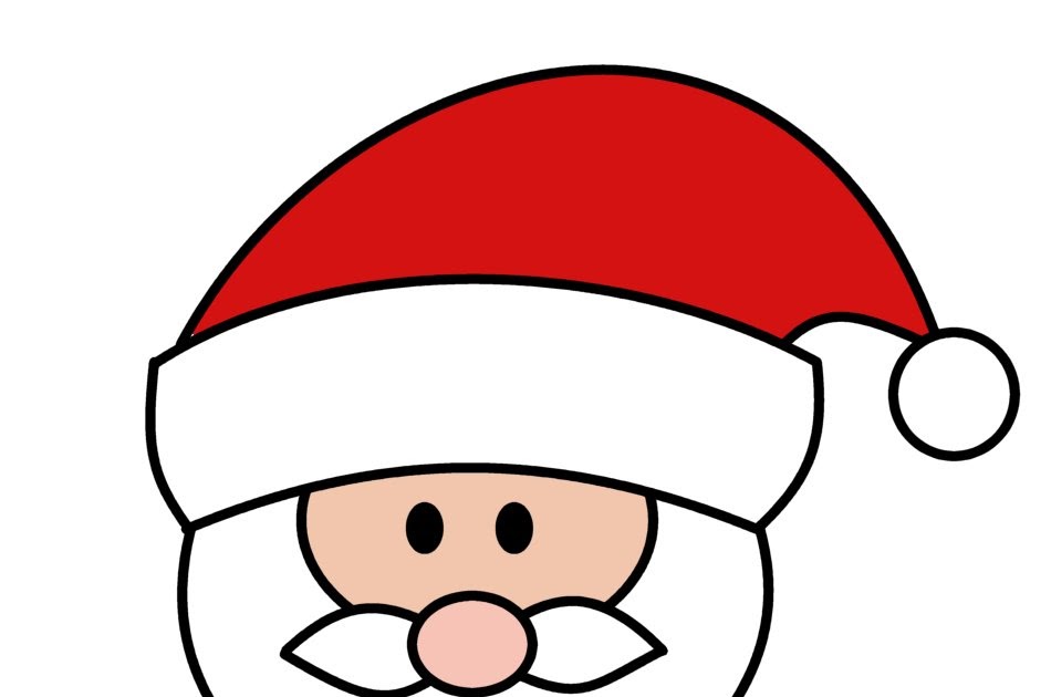 How To Draw A Cartoon Santa Hat Easy