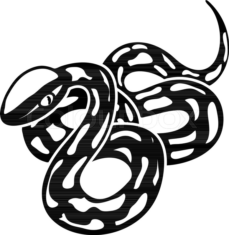 Simple Snake Drawing | Free download on ClipArtMag