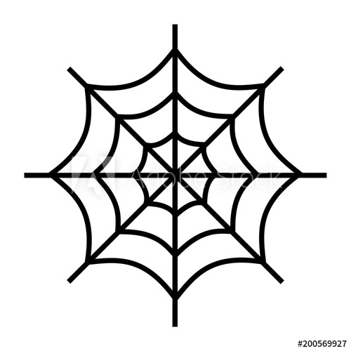 Simple Spider Web Drawing | Free download on ClipArtMag